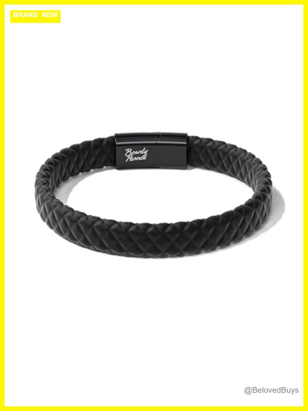 Stainless Steel USA Flag Magnetic Bracelet StormSilk Rubber Military Veteran